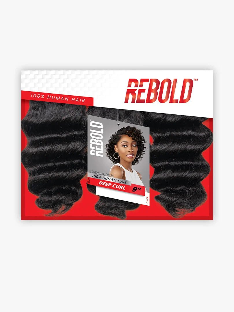 Sensationnel Rebold 100% Human Hair 3pcs - Deep Curl 9” - Beauty Exchange Beauty Supply