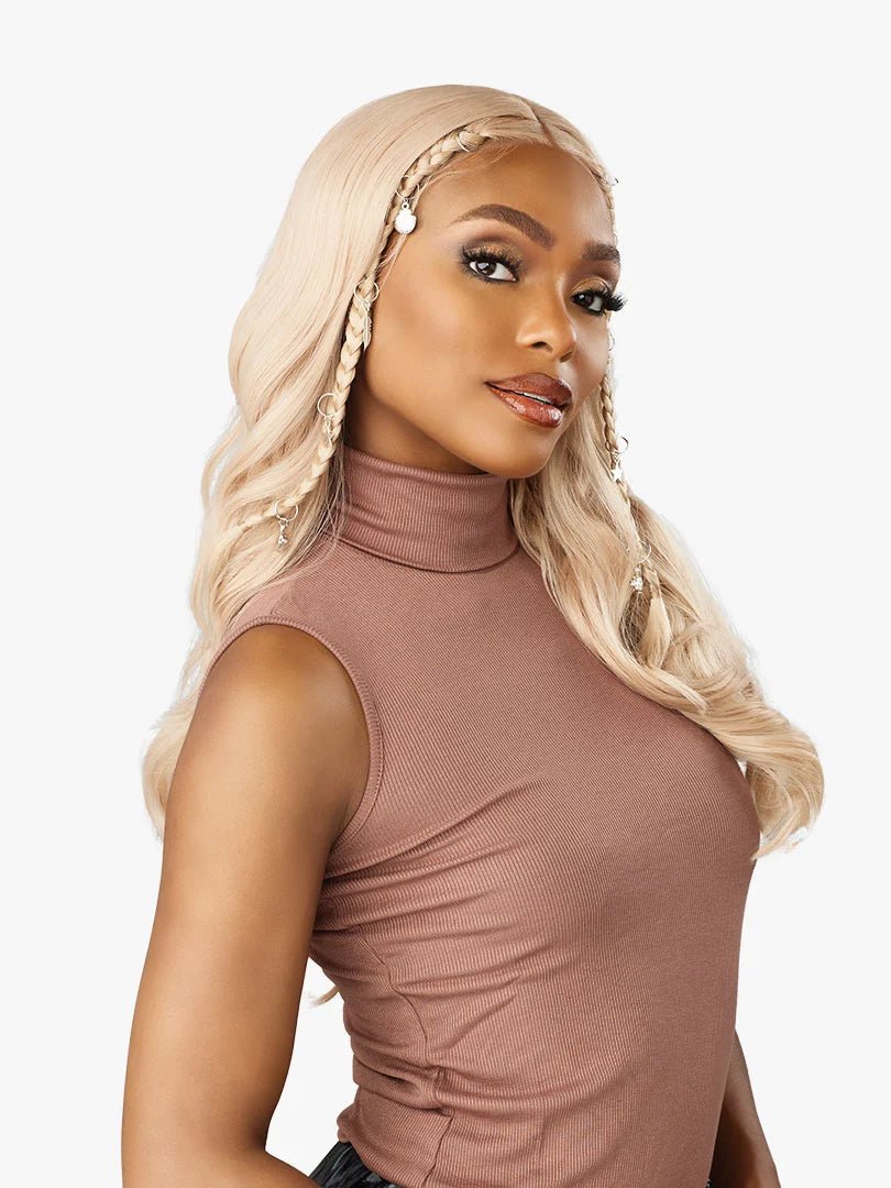 Sensationnel Shear Muse Gold Krush Series Synthetic HD Lace Front Wig - Velisha - Beauty Exchange Beauty Supply