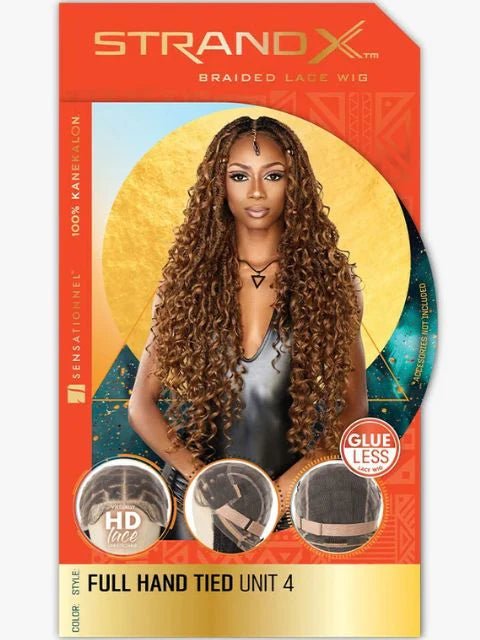 Sensationnel Strand X Braided Full Hand - Tied Lace Wig - Unit 4 - Beauty Exchange Beauty Supply