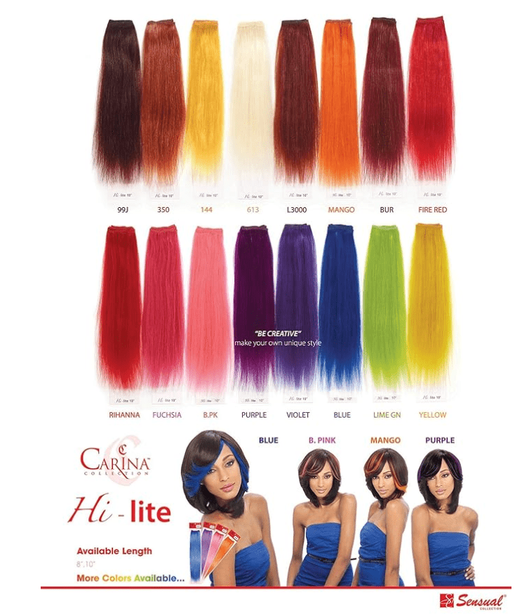 SENSUAL HI - LITE Human Hair Piece – 8" - Beauty Exchange Beauty Supply