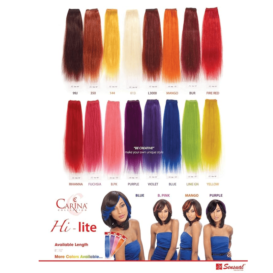 SENSUAL HI - LITE Human Hair Piece – 8" - Beauty Exchange Beauty Supply