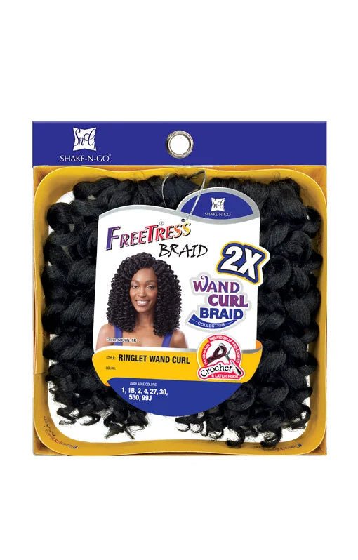 Shake N Go Freetress 2X Ringlet Wand Curl - Beauty Exchange Beauty Supply
