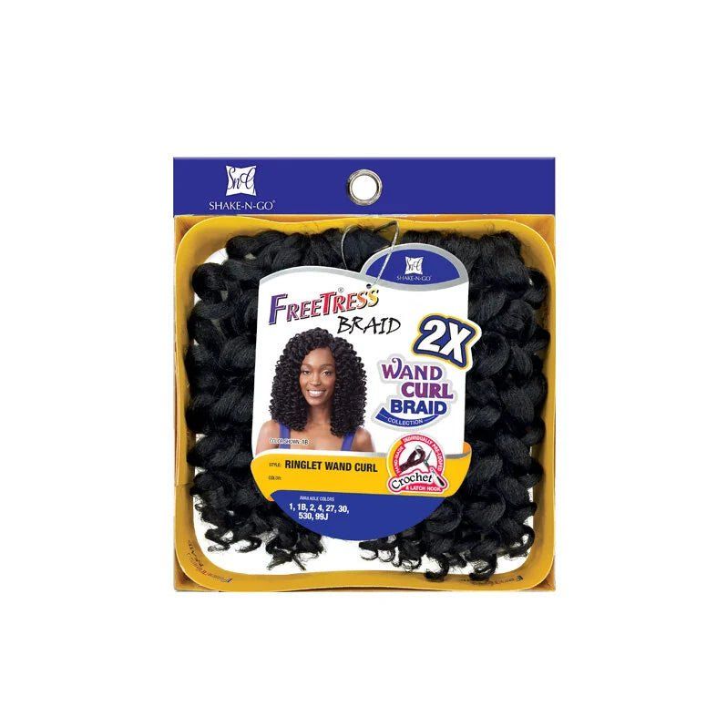Shake N Go Freetress 2X Ringlet Wand Curl - Beauty Exchange Beauty Supply