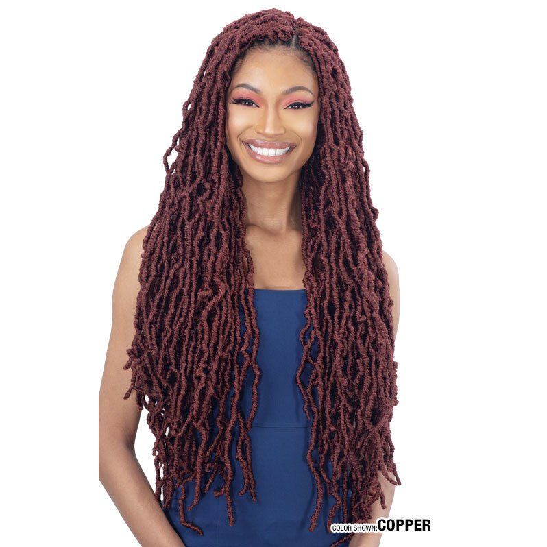Shake n Go Freetress 3X Bona Loc 24" – Long Faux Locs Crochet Hair | Lightweight, Pre - Formed & Easy to Install - Beauty Exchange Beauty Supply