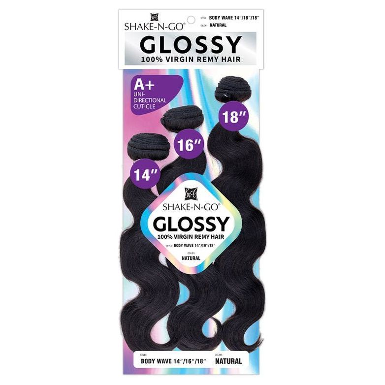 Shake-N-Go Glossy 100% Virgin Remy Hair Bundle Multipack - Body Wave - Beauty Exchange Beauty Supply