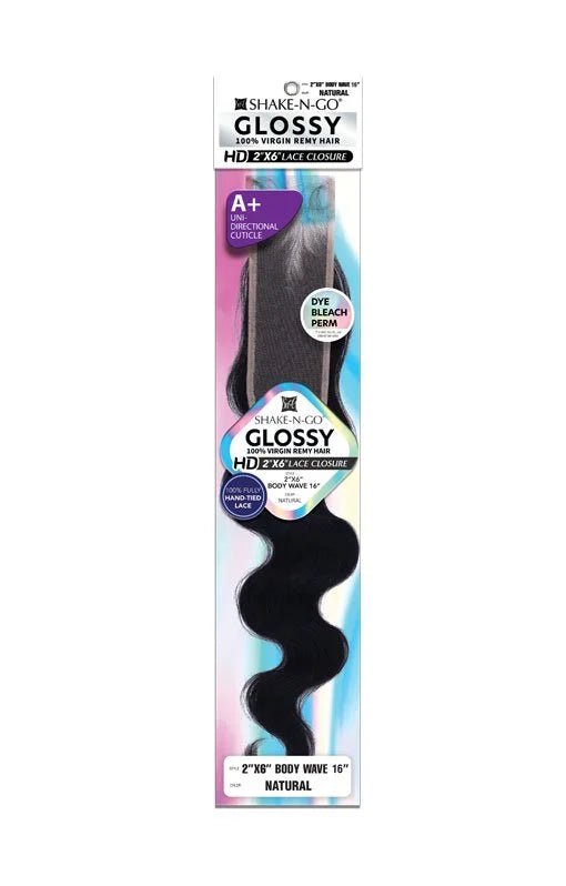 Shake N Go Glossy – 2x6 Body Wave Lace Closure - Beauty Exchange Beauty Supply