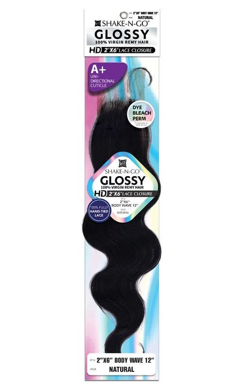 Shake N Go Glossy – 2x6 Body Wave Lace Closure
