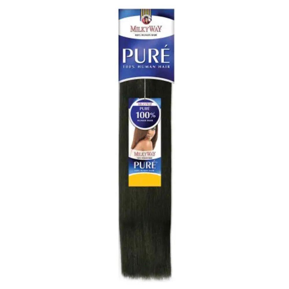 Shake - N - Go Milky Way Pure Yaki – 100% Human Hair Weave | Soft Yaki Texture • Natural Look & Feel • Multiple Lengths Available - Beauty Exchange Beauty Supply
