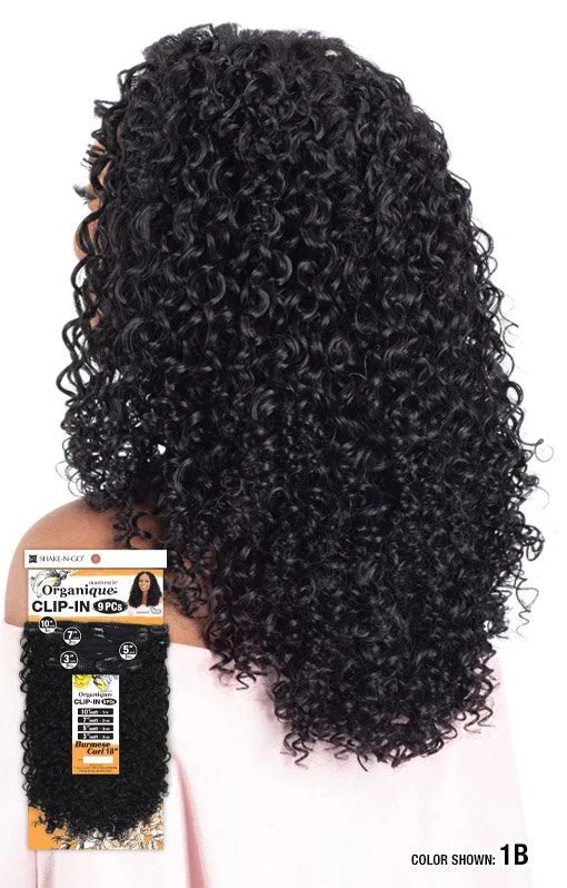 Shake N Go Organique 9pcs Clip-In - Burmese Curl 18" - Beauty Exchange Beauty Supply