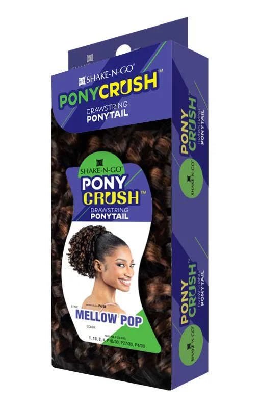 Shake N Go Ponycrush Ponytail – Mellow Pop - Beauty Exchange Beauty Supply