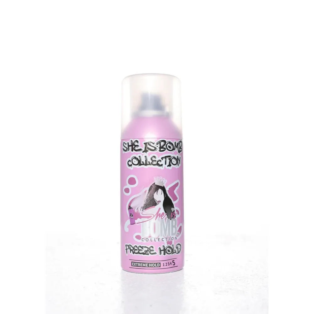 She Is Bomb Collection Freeze Spray – 3 oz - Beauty Exchange Beauty Supply