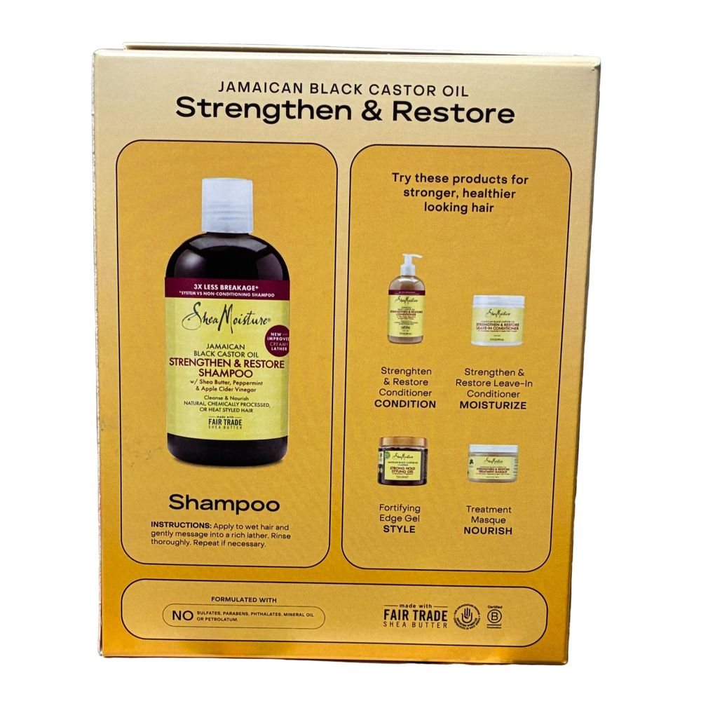 Shea Moisture Jamaican Black Castor Oil Shampoo Combo - Beauty Exchange Beauty Supply