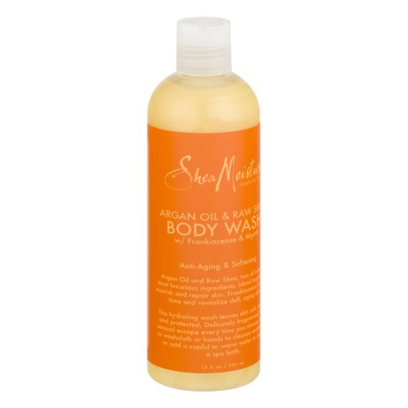 SheaMoisture Argan Oil & Raw Shea – Body Wash 13 oz - Beauty Exchange Beauty Supply