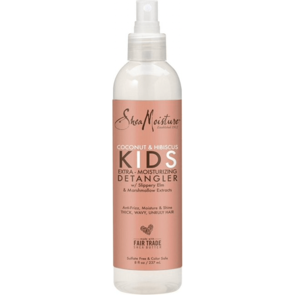 SheaMoisture Coconut & Hibiscus Kids Extra Moisturizing Detangler – 8 oz | Nourishing & Frizz - Free Curls - Beauty Exchange Beauty Supply