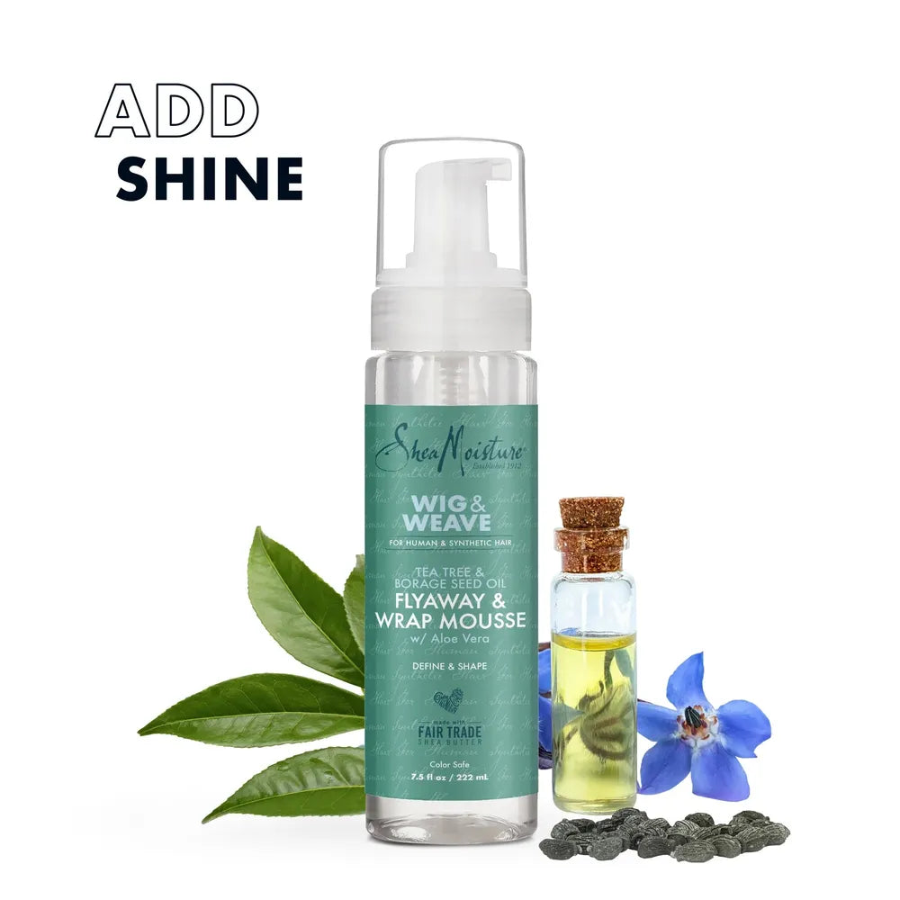 SheaMoisture Flyaway & Wrap Mousse – 7.5 oz - Beauty Exchange Beauty Supply