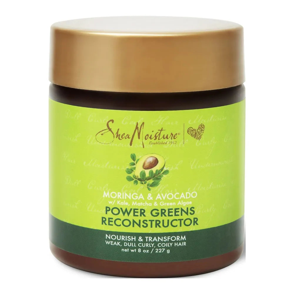 SheaMoisture Power Greens – Deep Reconstructor Treatment 8 oz - Beauty Exchange Beauty Supply