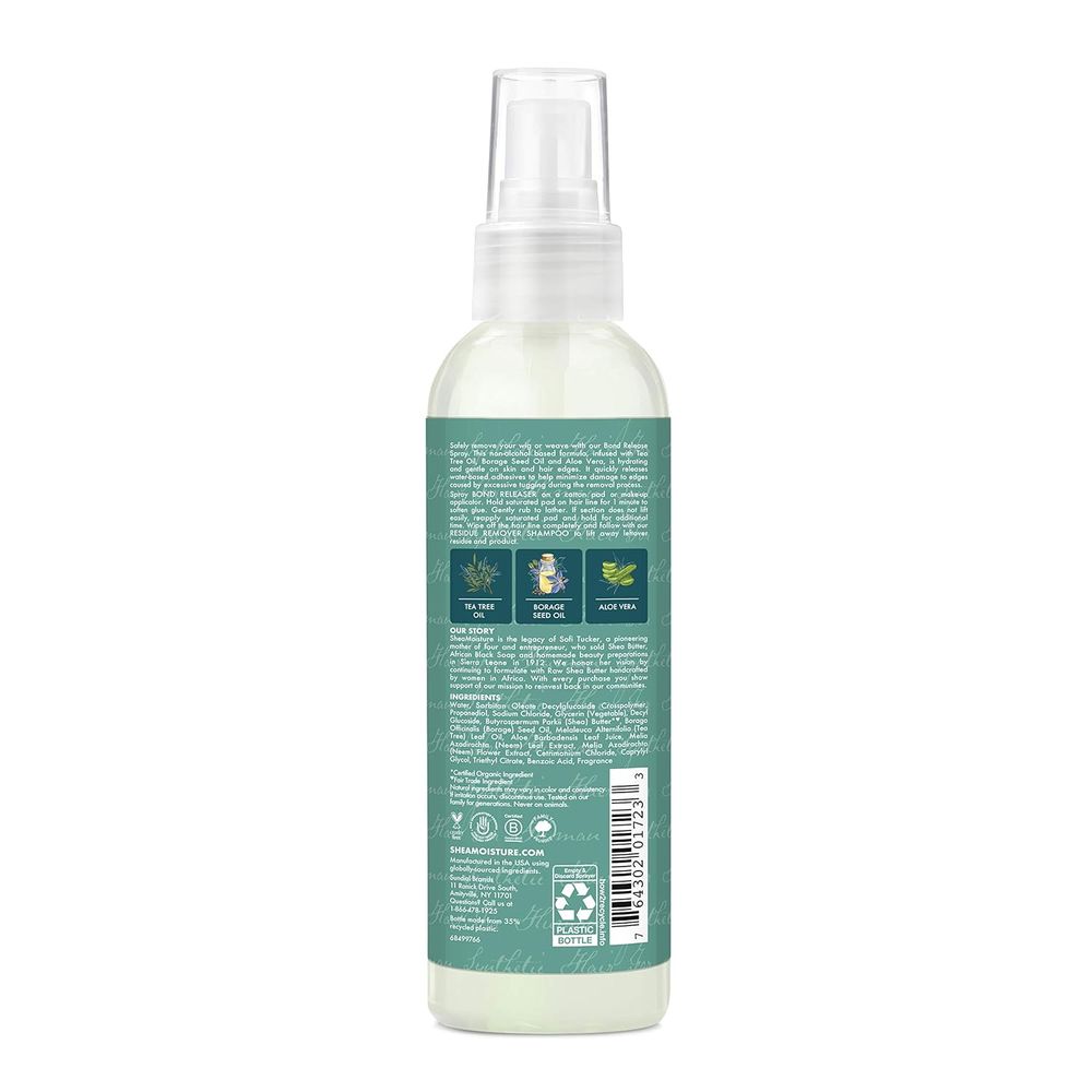 SheaMoisture Wig & Weave – Bond Release Spray 4.1 oz - Beauty Exchange Beauty Supply