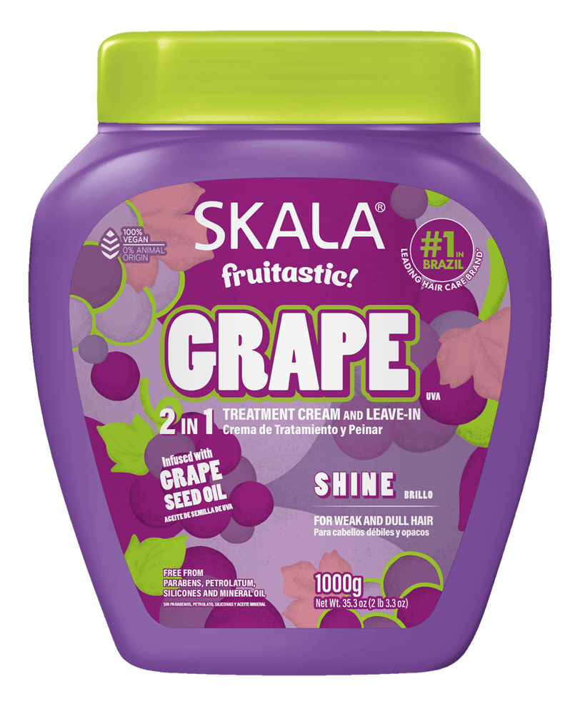 Skala Fruitastic Grape 2 - in - 1 Hair Treatment Cream – 35.2oz - Beauty Exchange Beauty Supply