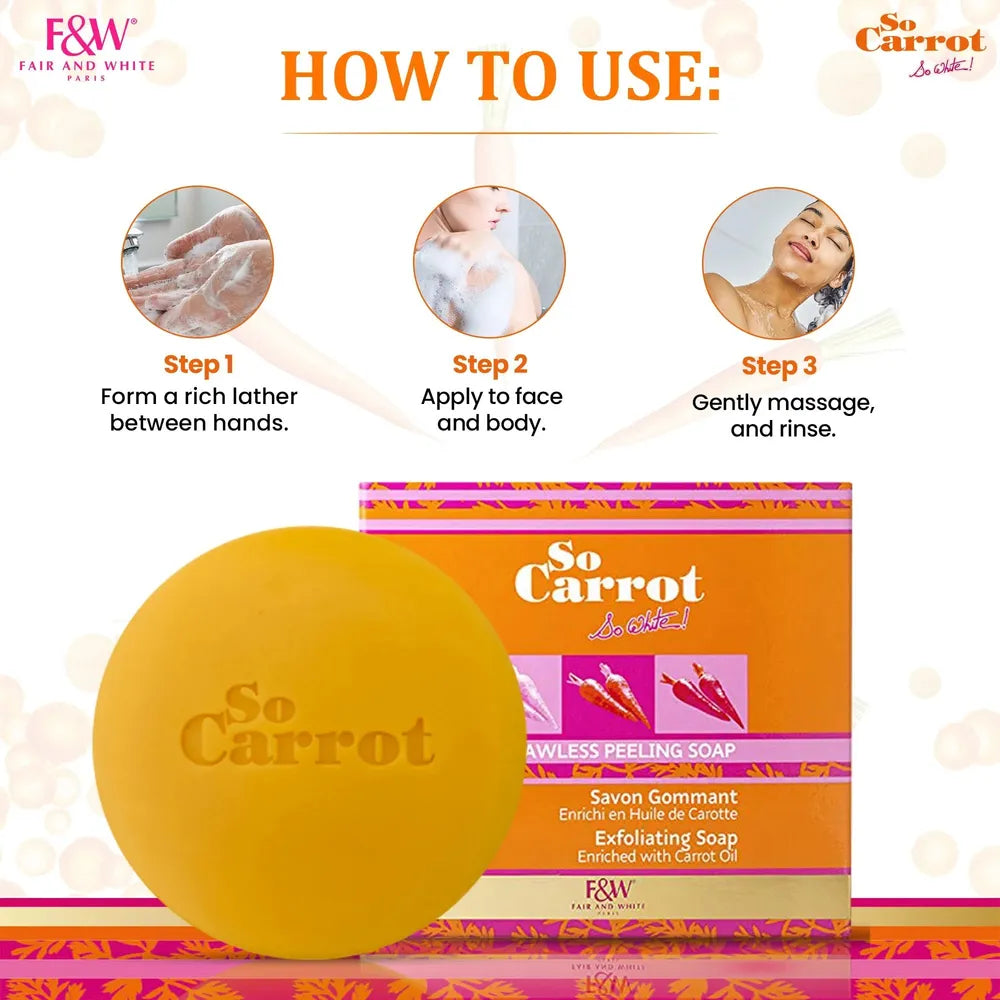So Carrot Exfoliating Soap – 200g - Beauty Exchange Beauty Supply