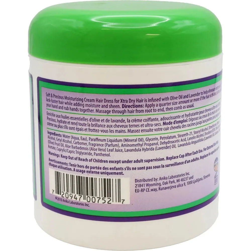 Soft & Precious Baby Moisturizing Crème Hairdress with Olive Oil & Lavender – For Extra Dry Hair (5 oz / 7.5 oz) - Beauty Exchange Beauty Supply