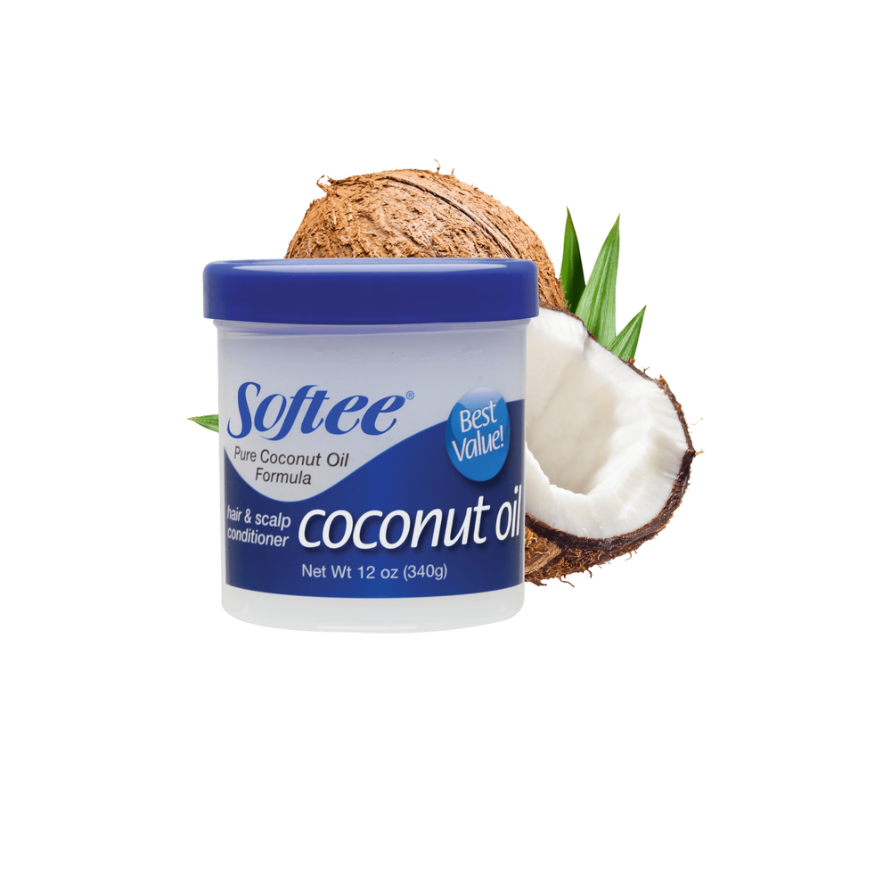 Softee Pure Coconut Oil Formula – 5 oz & 12 oz - Beauty Exchange Beauty Supply