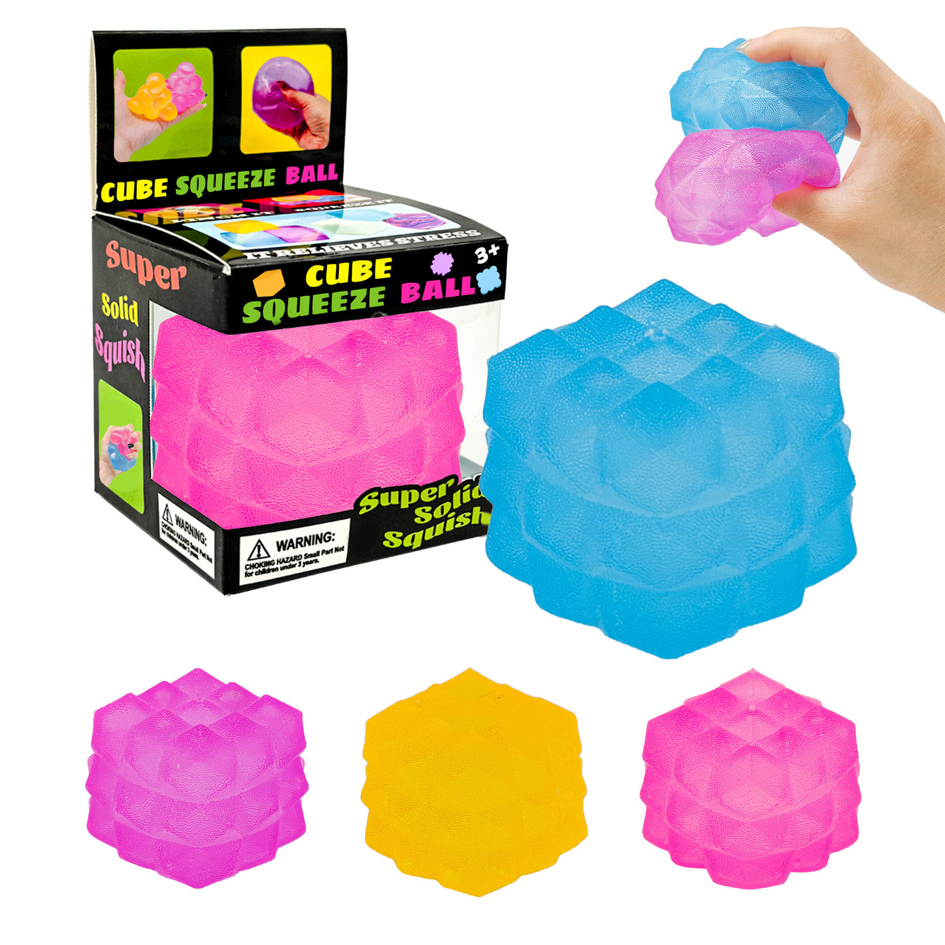 Squishy TPR Stress Relief Toy – Water Cube - Beauty Exchange Beauty Supply