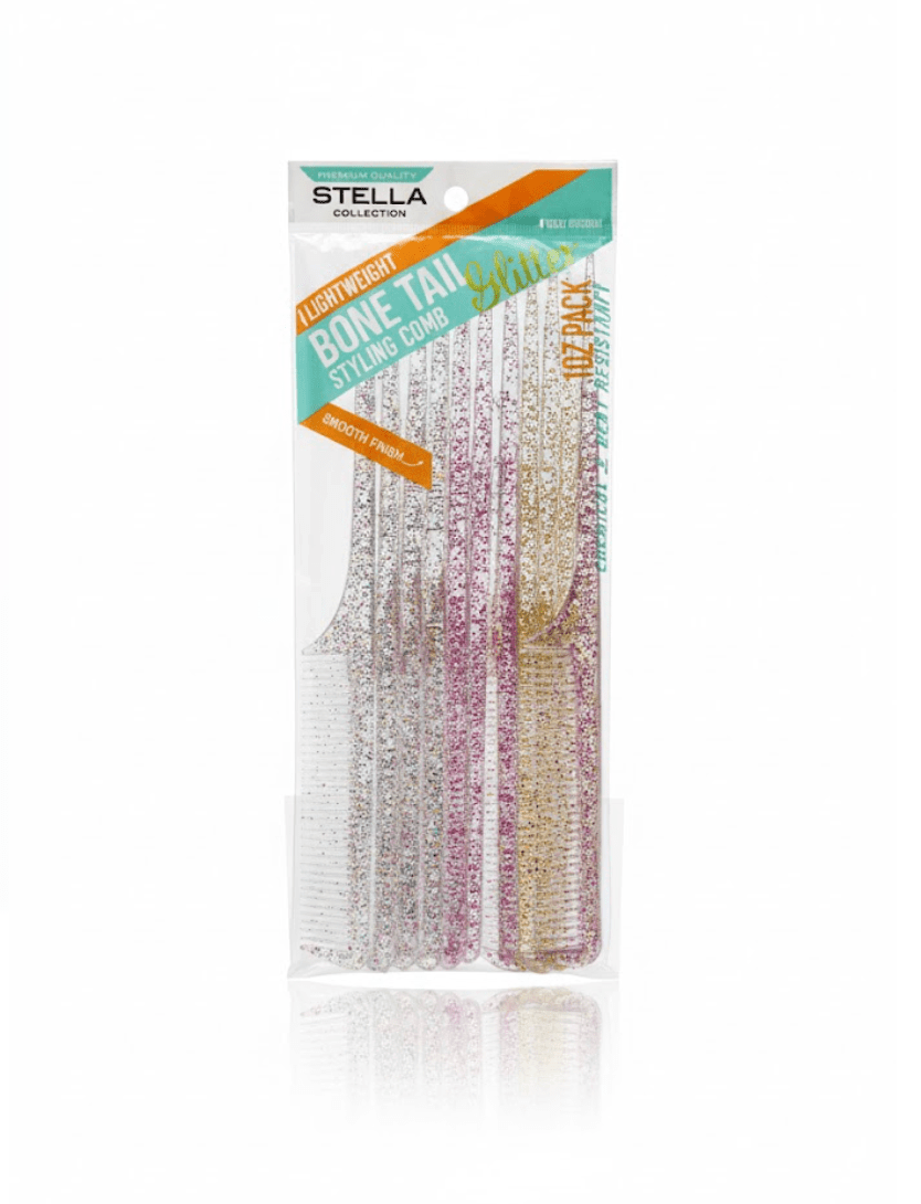 Stella Bone Tail Comb Premium Quality – 1DZ - Beauty Exchange Beauty Supply