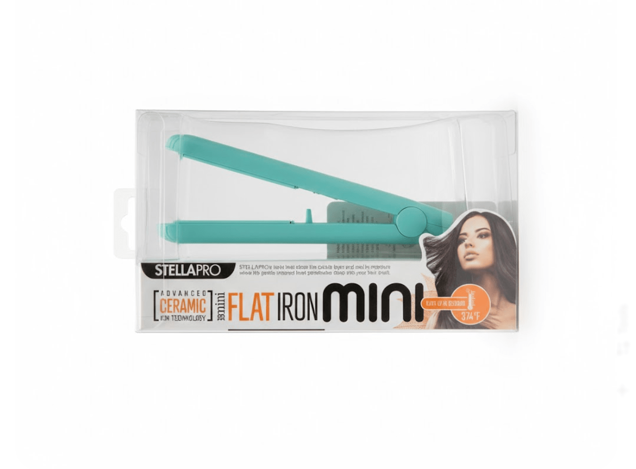 STELLA Pro Mini Ceramic Travel Flat Iron - Beauty Exchange Beauty Supply