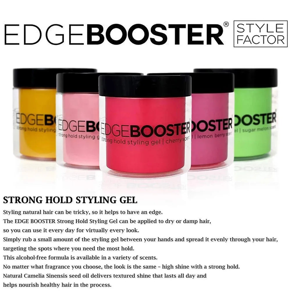 Style Factor Edge Booster Strong Hold Styling Gel – 16.9 oz Multiple Scents - Beauty Exchange Beauty Supply