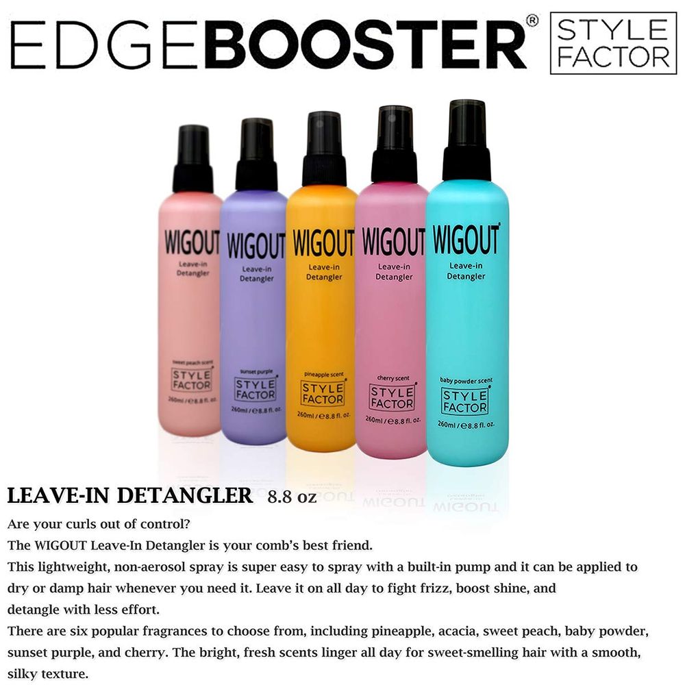 Style Factor Wigout Leave - In Conditioner – Detangler 8.8 oz - Beauty Exchange Beauty Supply