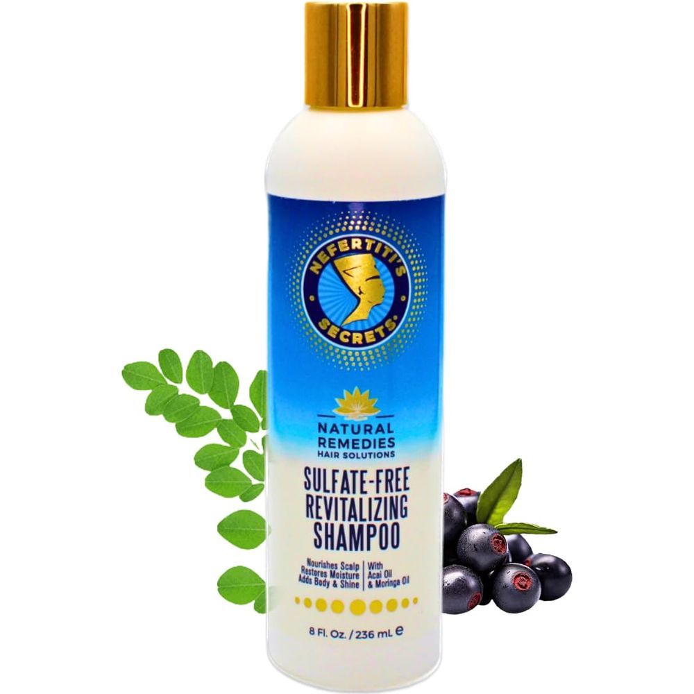 Sulfate - Free Nefertiti Shampoo – Nourishing & Hydrating Shampoo for All Hair Types – 8 oz - Beauty Exchange Beauty Supply