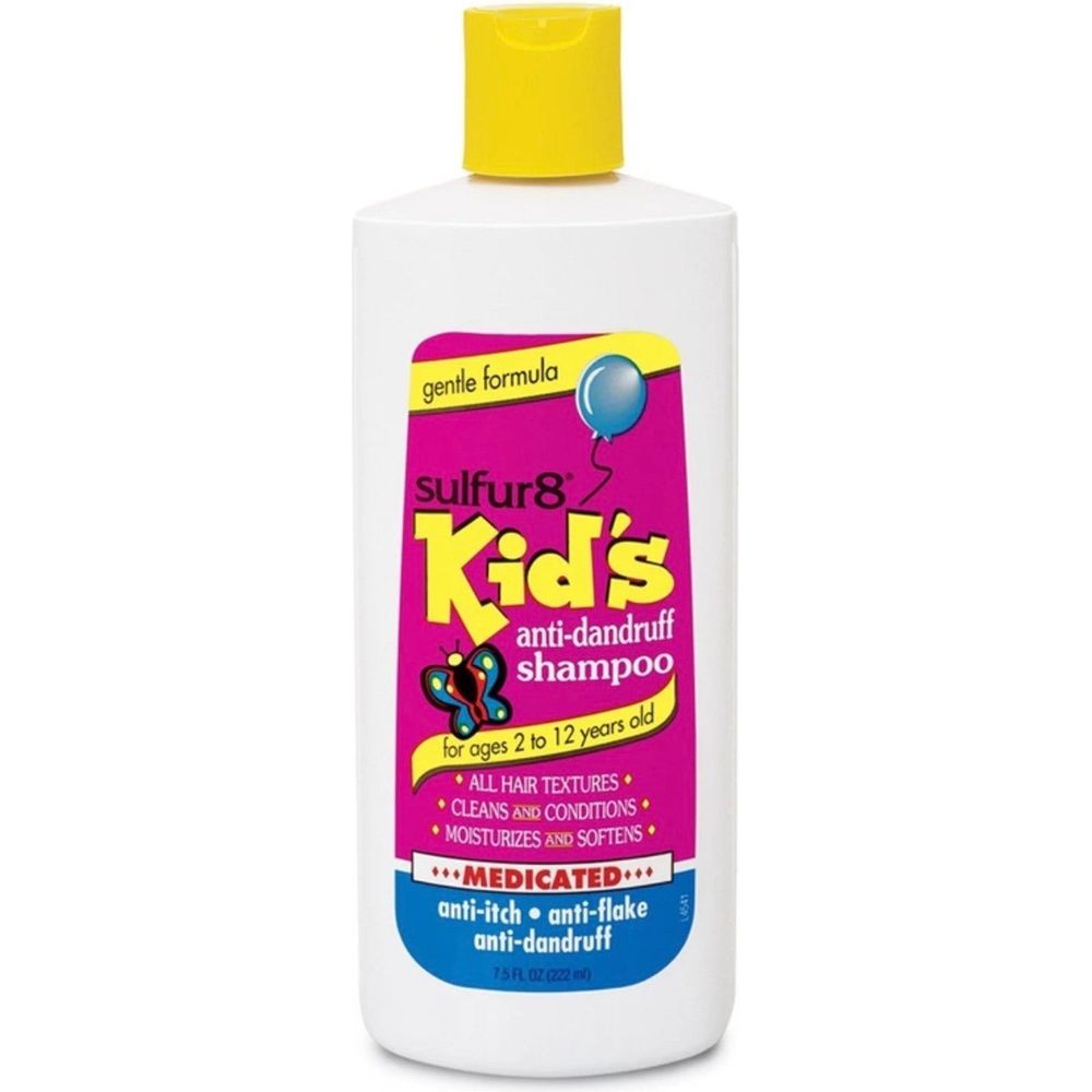 Sulfur8 Kids Medicated Anti - Dandruff Shampoo – Gentle Relief for Itchy, Dry Scalps (7.5 fl oz) - Beauty Exchange Beauty Supply