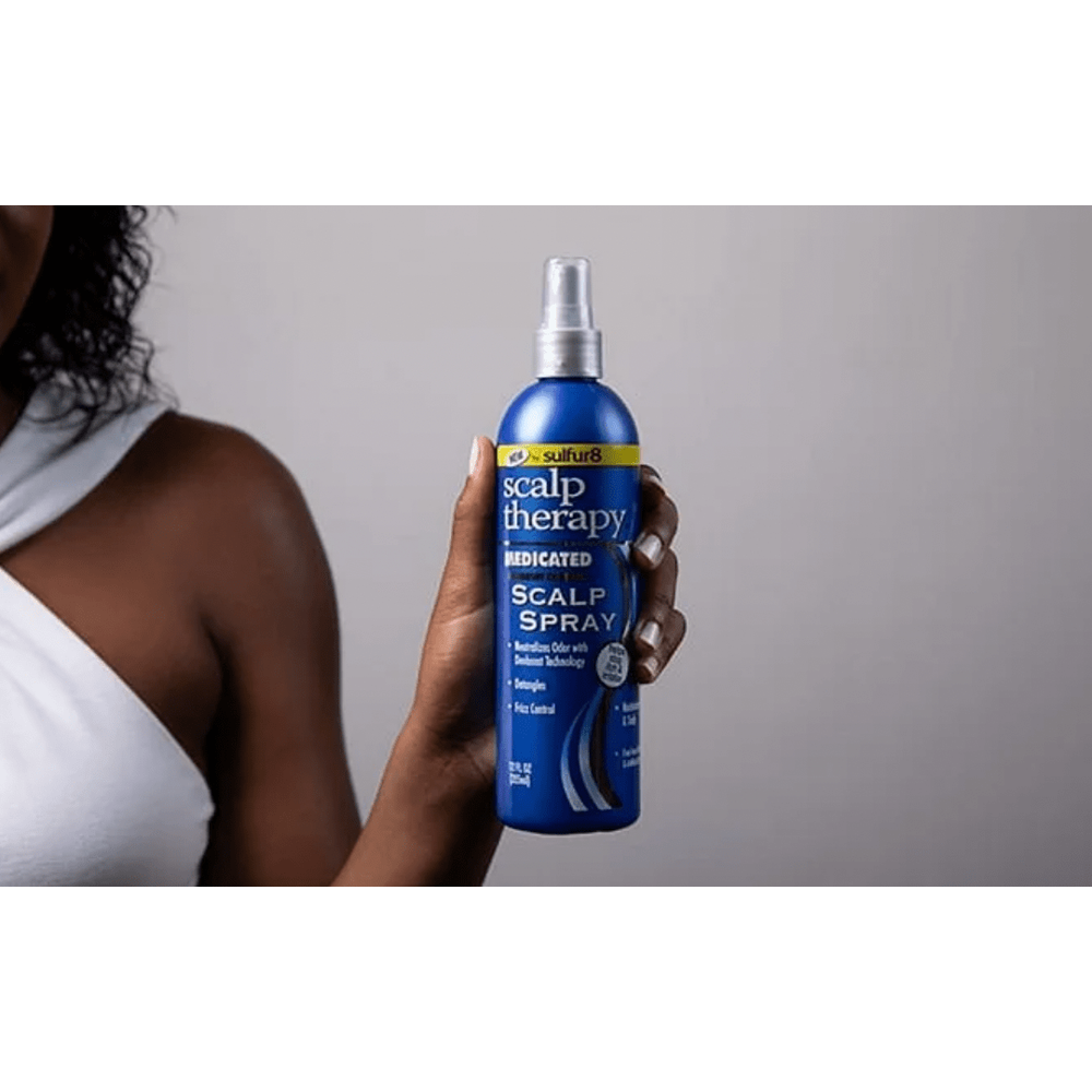 Sulfur8 Scalp Therapy Medicated Scalp Spray – Instant Itch Relief & Hydration – 12 fl oz - Beauty Exchange Beauty Supply