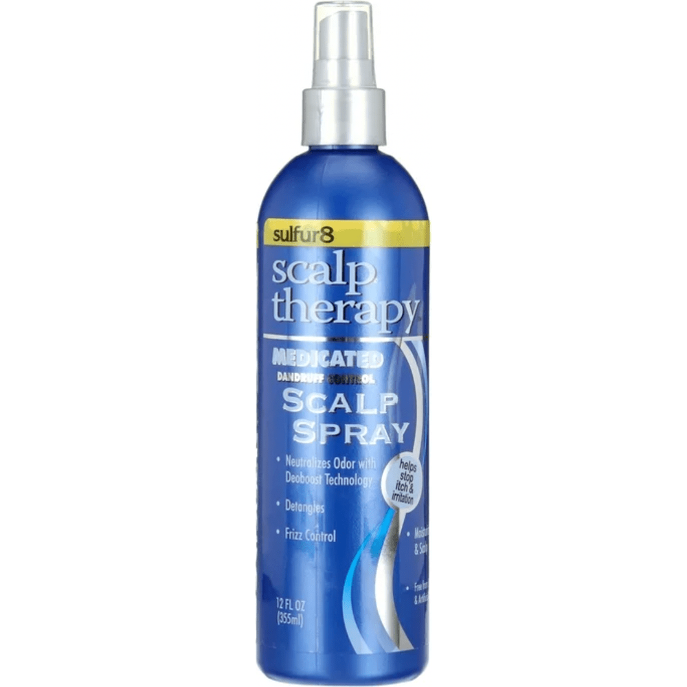 Sulfur8 Scalp Therapy Medicated Scalp Spray – Instant Itch Relief & Hydration – 12 fl oz - Beauty Exchange Beauty Supply