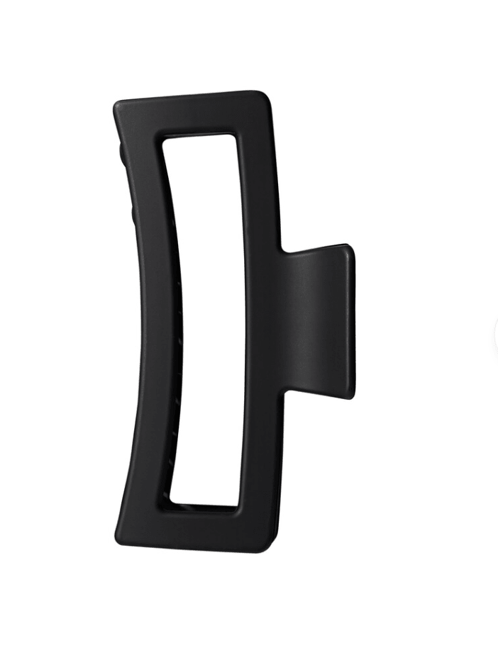 Super Jumbo Open Cut Claw Hair Clip – Matte Black - Beauty Exchange Beauty Supply