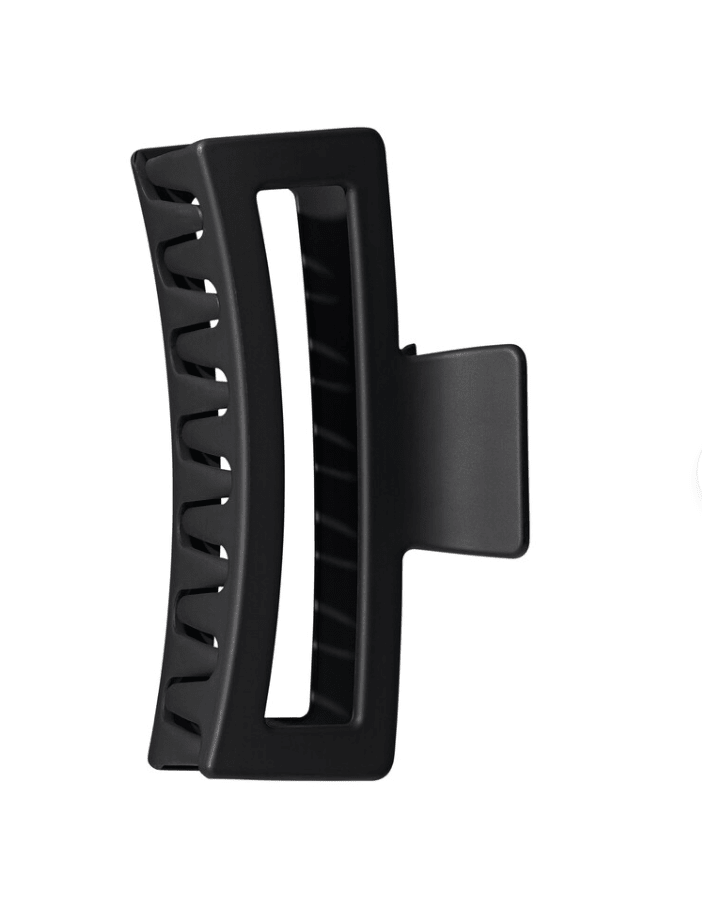 Super Jumbo Open Cut Claw Hair Clip – Matte Black - Beauty Exchange Beauty Supply