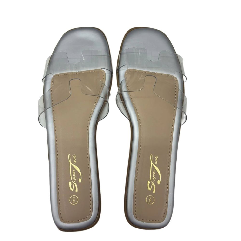 SuperJack Clear Sandal – Style SJ2501 - Beauty Exchange Beauty Supply