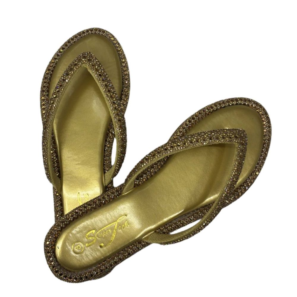 SuperJack Gold Sandal – Style 2591 - Beauty Exchange Beauty Supply