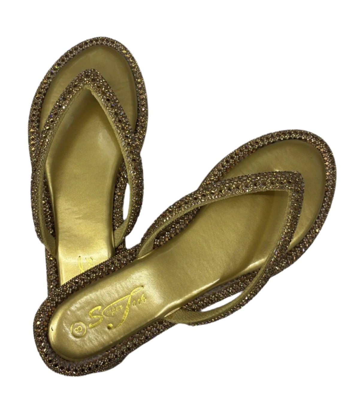 SuperJack Gold Sandal – Style 2591 - Beauty Exchange Beauty Supply