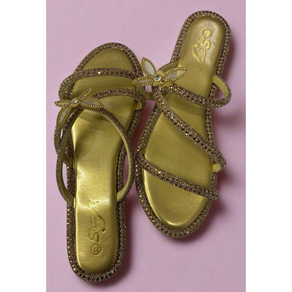 SuperJack Gold Sandal – Style 2592 - Beauty Exchange Beauty Supply