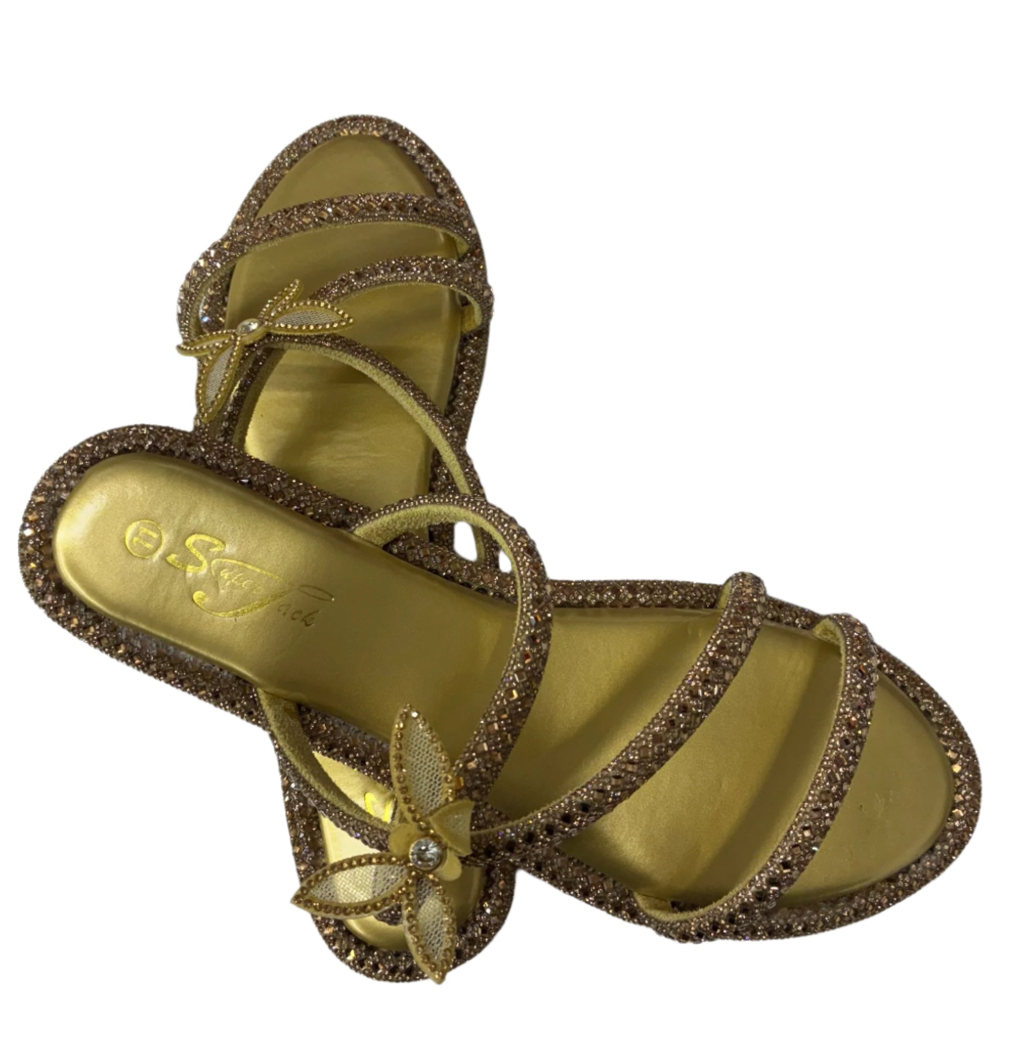 SuperJack Gold Sandal – Style 2592 - Beauty Exchange Beauty Supply