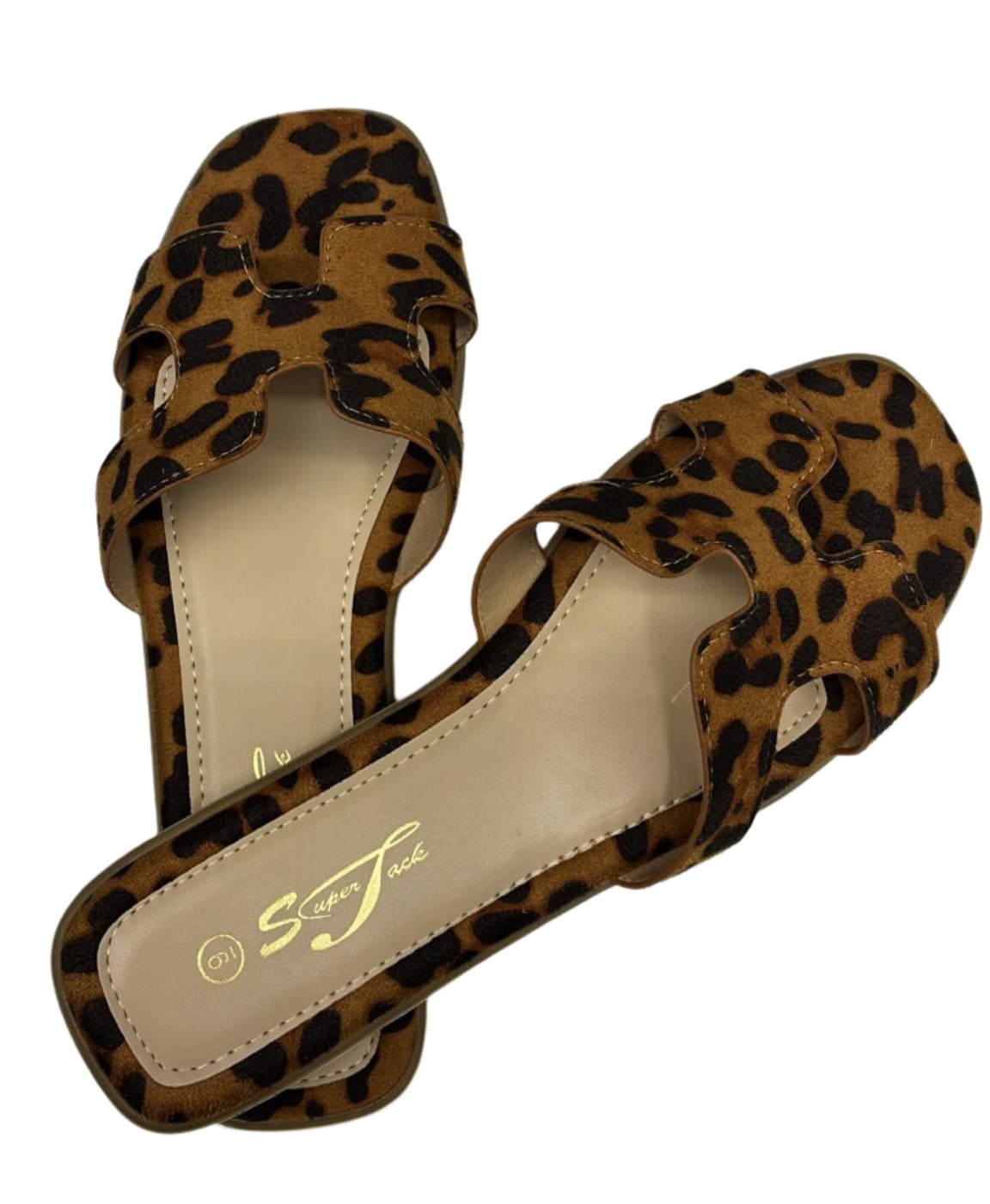 SuperJack Leopard Sandal – Style SJ2501 - Beauty Exchange Beauty Supply