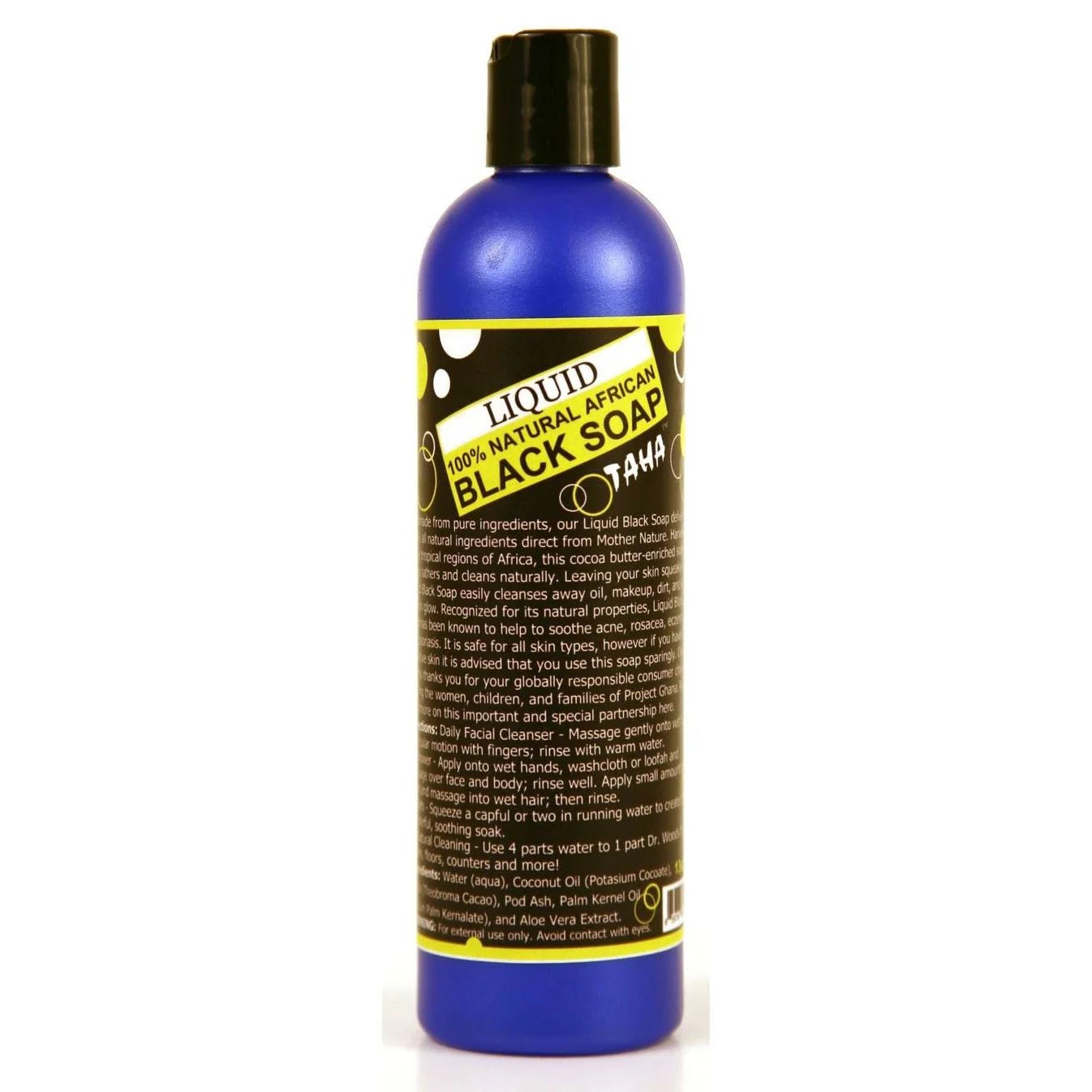 Taha Liquid African Black Soap – 13 oz - Beauty Exchange Beauty Supply