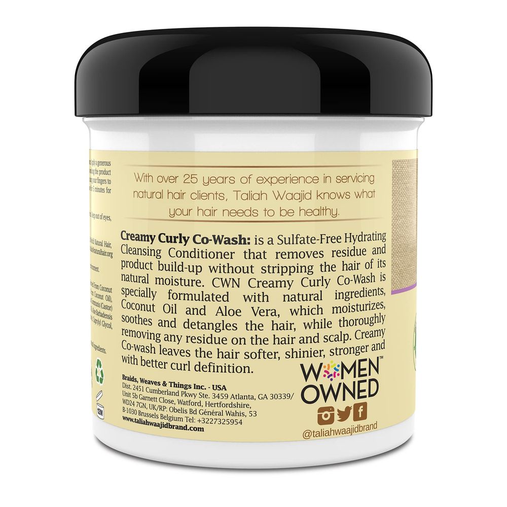 Taliah Waajid Creamy Curly Co - Wash – 16oz - Beauty Exchange Beauty Supply