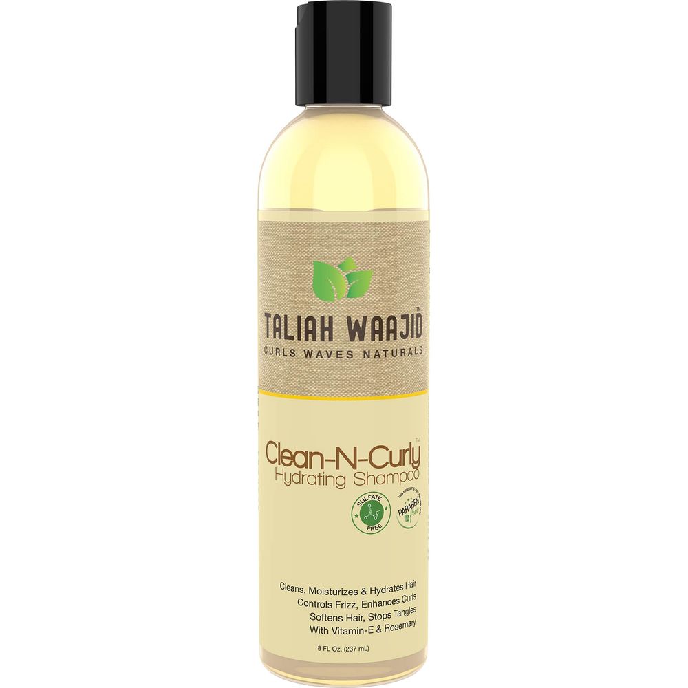Taliah Waajid Curls, Waves and Naturals Clean - N - Curly Hydrating Shampoo - This hydrating shampoo is designed to gently cleanse, replenish moisture to dry hair and scalp 8oz - Beauty Exchange Beauty Supply