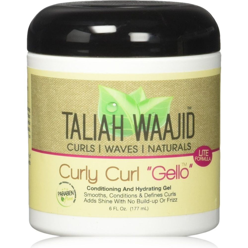 Taliah Waajid Curly Curl Gelo - 6 Oz | Conditioning & Hydrating Styling Gel for Defined Curls - Beauty Exchange Beauty Supply
