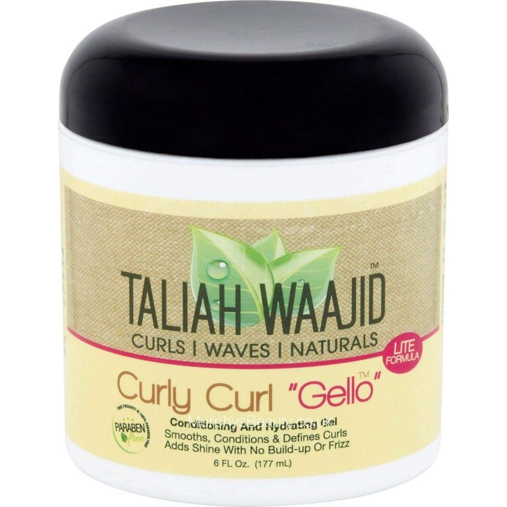 Taliah Waajid Curly Curl Gelo - 6 Oz | Conditioning & Hydrating Styling Gel for Defined Curls - Beauty Exchange Beauty Supply