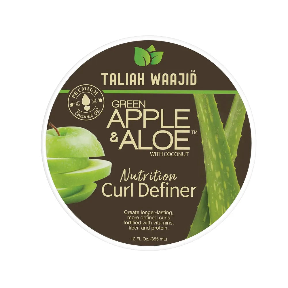 Taliah Waajid Green Apple & Aloe Curl Definer – 12oz - Beauty Exchange Beauty Supply
