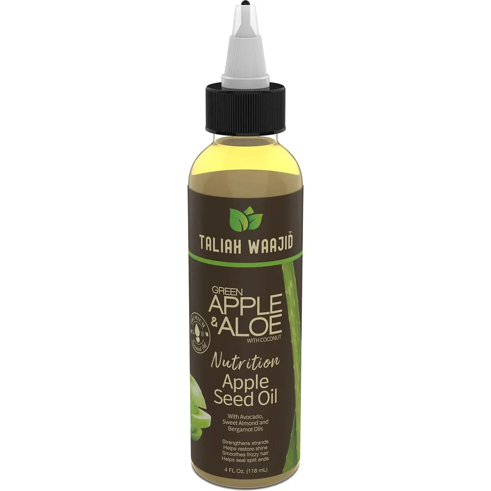Taliah Waajid Green Apple & Aloe Nutrition Apple Seed Oil - 4 Oz | Shine, Strength & Scalp Love! - Beauty Exchange Beauty Supply