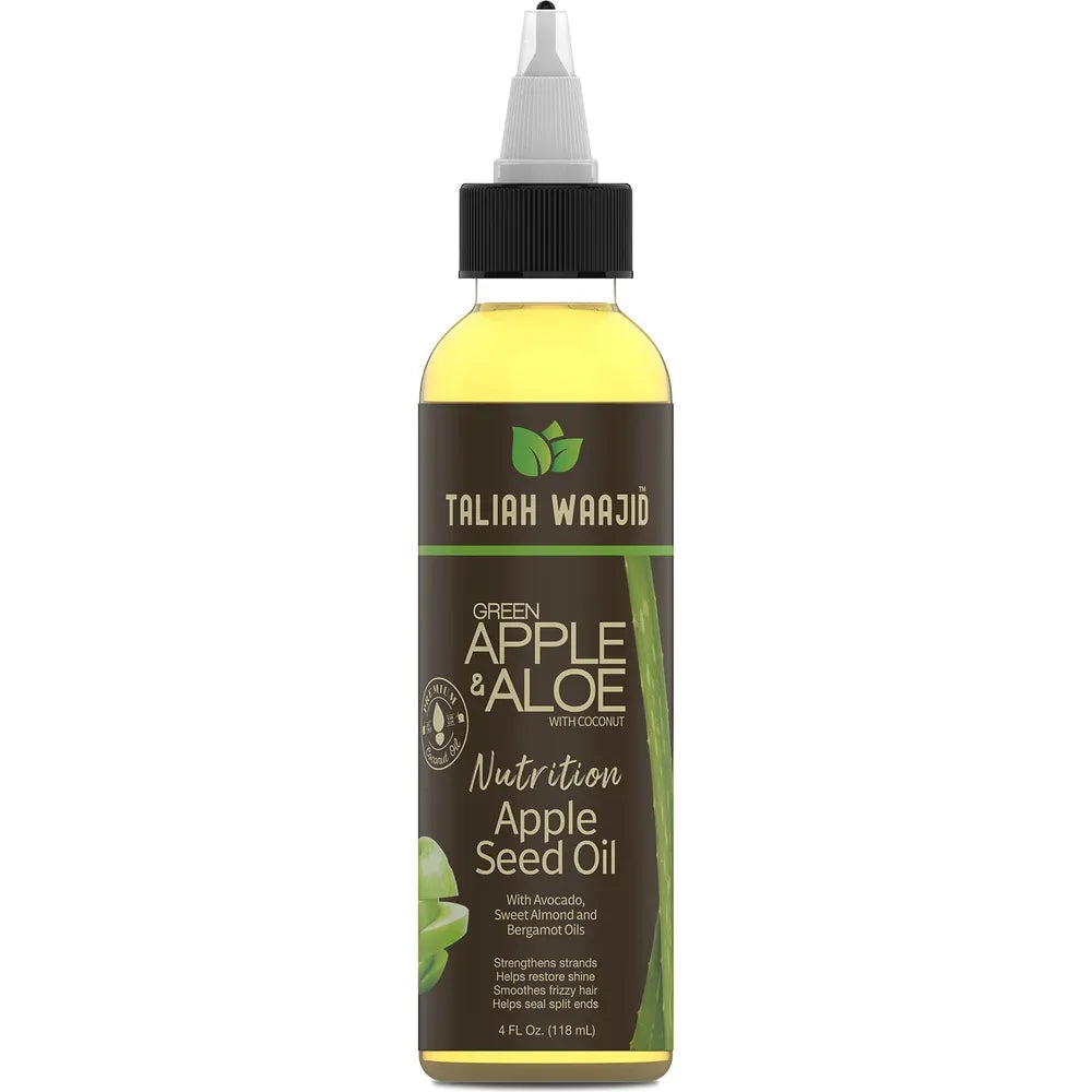 Taliah Waajid Green Apple & Aloe Nutrition Apple Seed Oil - 4 Oz | Shine, Strength & Scalp Love! - Beauty Exchange Beauty Supply